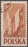 Poland 1955 Edificios 40 GR Castaño Scott 679